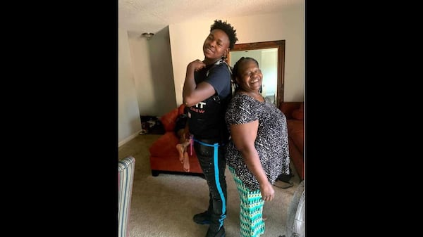 DeAndre Henderson and his mother, Kimberly Parks, pose in this undated photo. Henderson, 17, a Norcross High School student, was shot near the school grounds on Wednesday, Oct. 26, 2022 and later died from the wound. Photo courtesy Dez Parks.