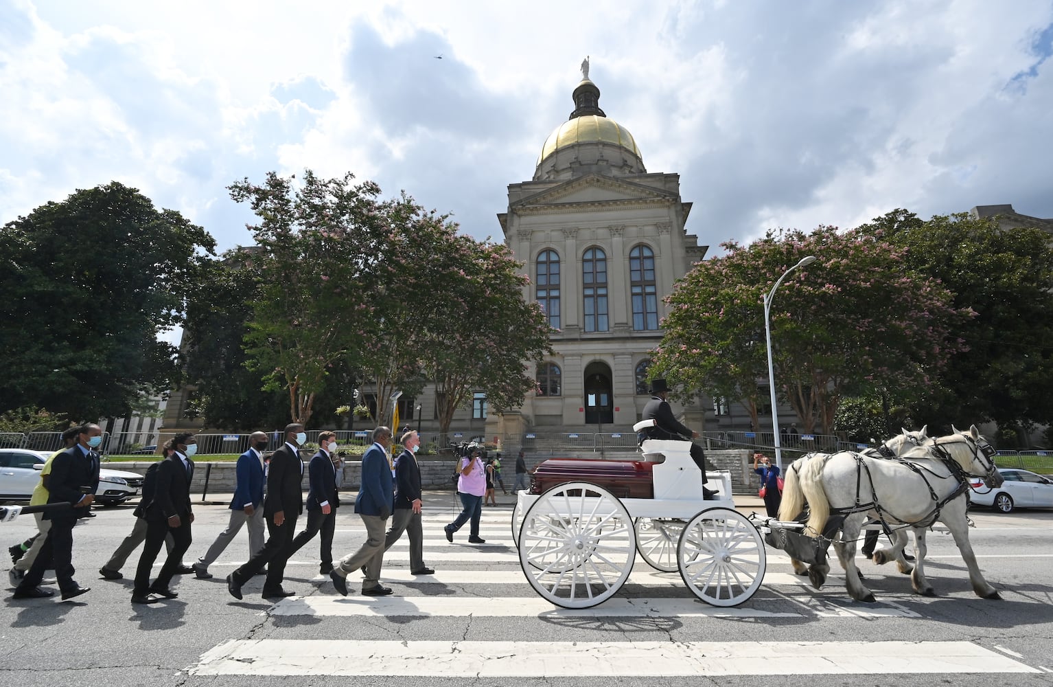 C.T. Vivian at the Georgia Capitol