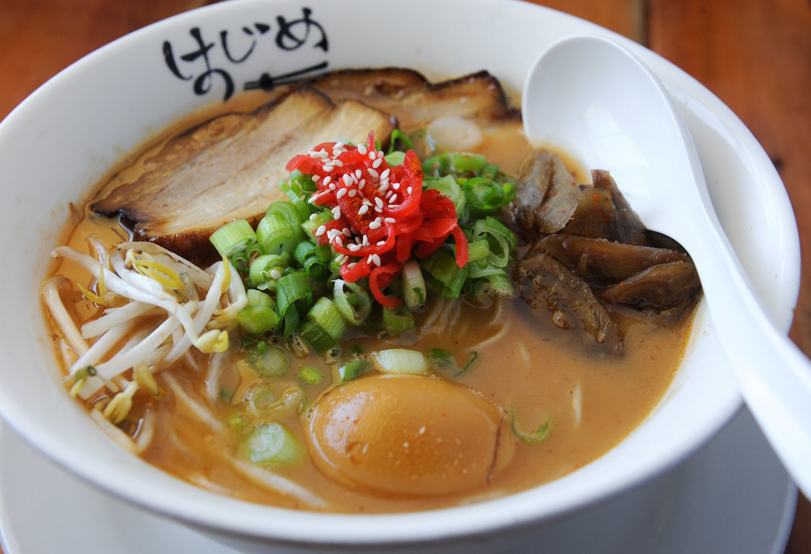 Spicy Miso Ramen Hajime. / (BECKY STEIN PHOTOGRAPHY)