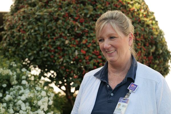 RN Laurie Pazda, Wellstar Kennestone Hospital, works in the Cardiac Intensive Care Unit. Courtesy of Crew Atlanta