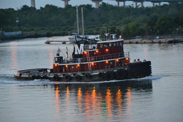 Phil Edwards submitted a picture he took on a trip to Savannah of a tug boat making its way down the Savannah River.