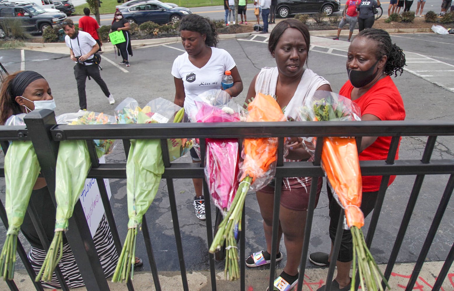 PHOTOS: Aftermath of Atlanta protest, fire at Wendy’s police shooting site