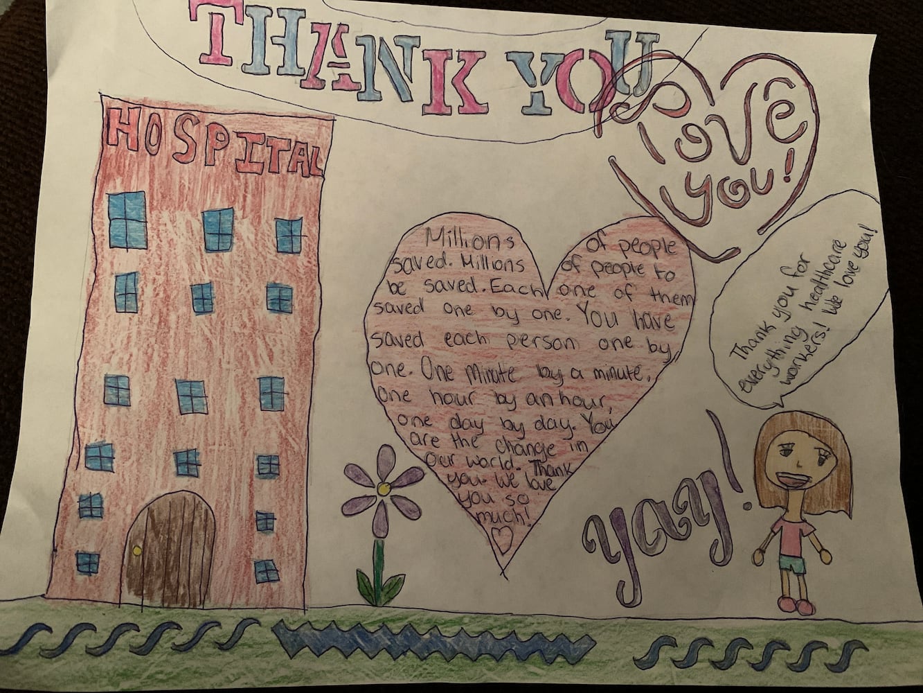 Art from the Heart: Kids thank front-line health care workers