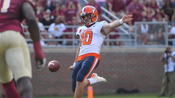 The Falcons selected Syracuse punter Sterling Hofitcher in the seventh round of the draft.