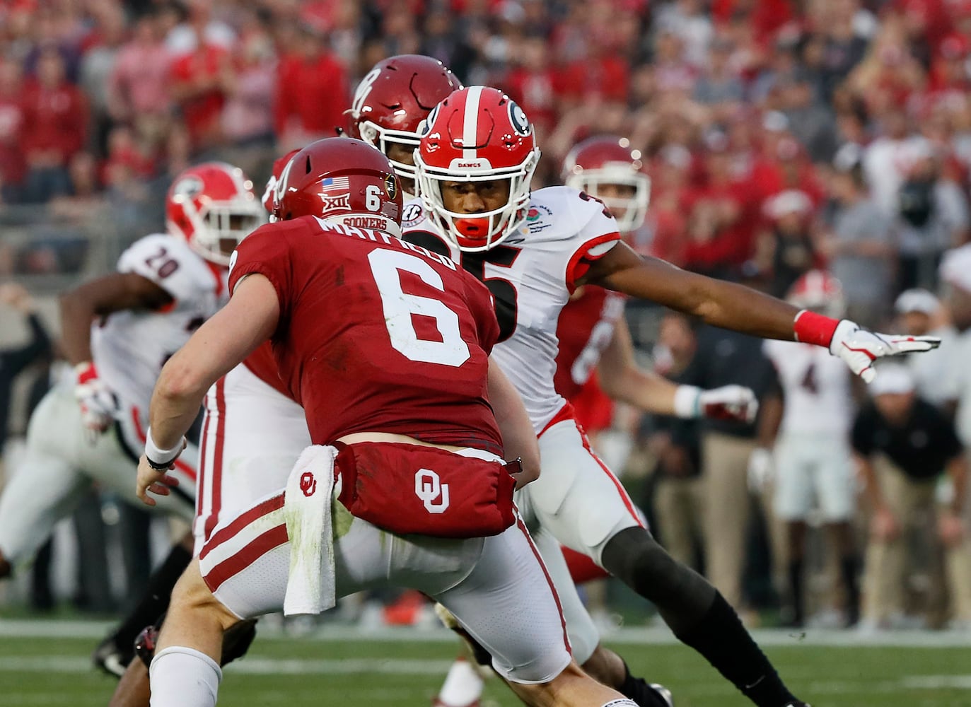 Photos: Bulldogs outlast Sooners in Rose Bowl