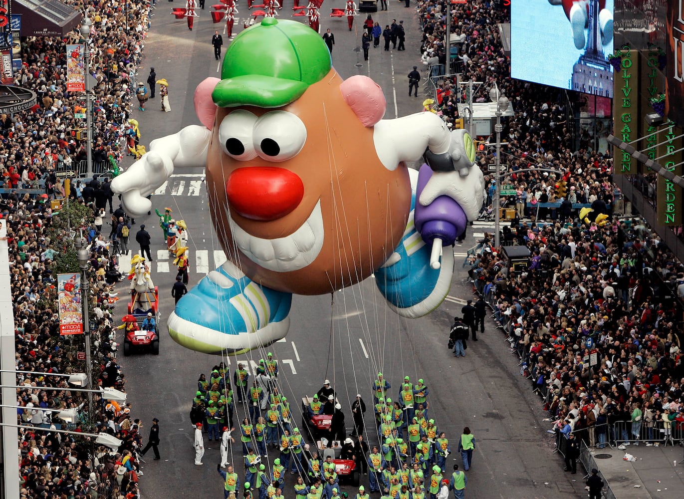 Macy's Thanksgiving Day Parade floats through the years