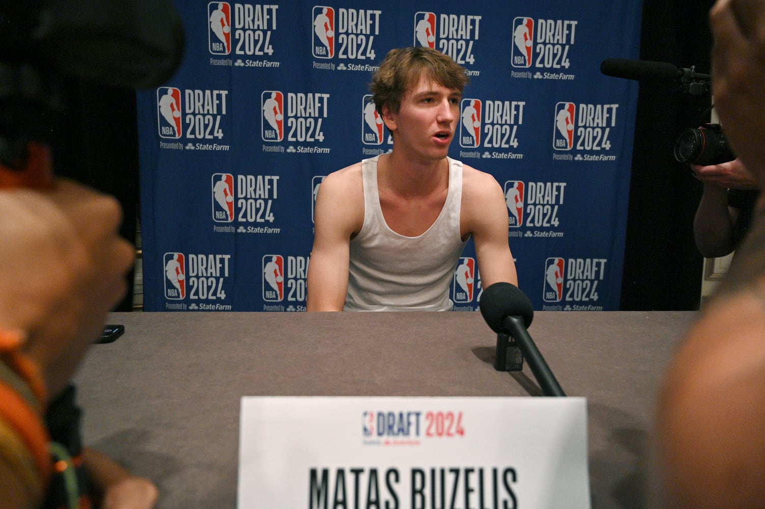 NBA Draft top prospects media event