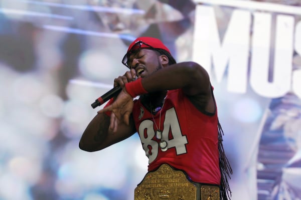 September 9, 2017 - ATLANTA - Rapper Pastor Troy with the group DSGB (Down South Georgia Boyz), performing at the eighth annual ONE MusicFest featuring performing at the Lakewood Amphitheater Saturday, September 9, 2017.  (Akili-Casundria Ramsess/Eye of Ramsess Media)