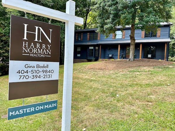 This Dunwoody home was listed for sale on Thursday, June 26, 2024. In May, median home sales price was about $400,000. J. Scott Trubey/scott.trubey@ajc.com.