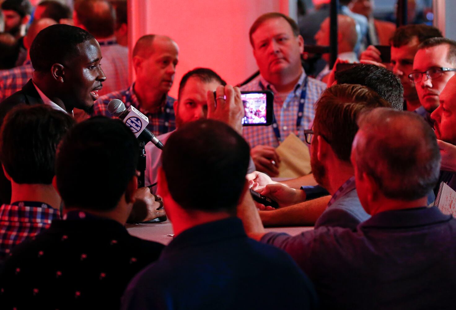 Photos: Kirby Smart talks UGA football at SEC Media Days