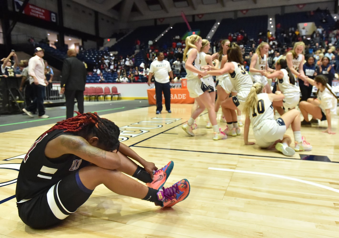 basketball finals: Luella vs. Marist girls