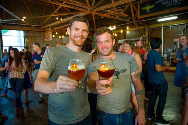 Nick Purdy (left) and Eric Johnson of Wild Heaven Beer / Credit: Chris Rank/ Rank Studios