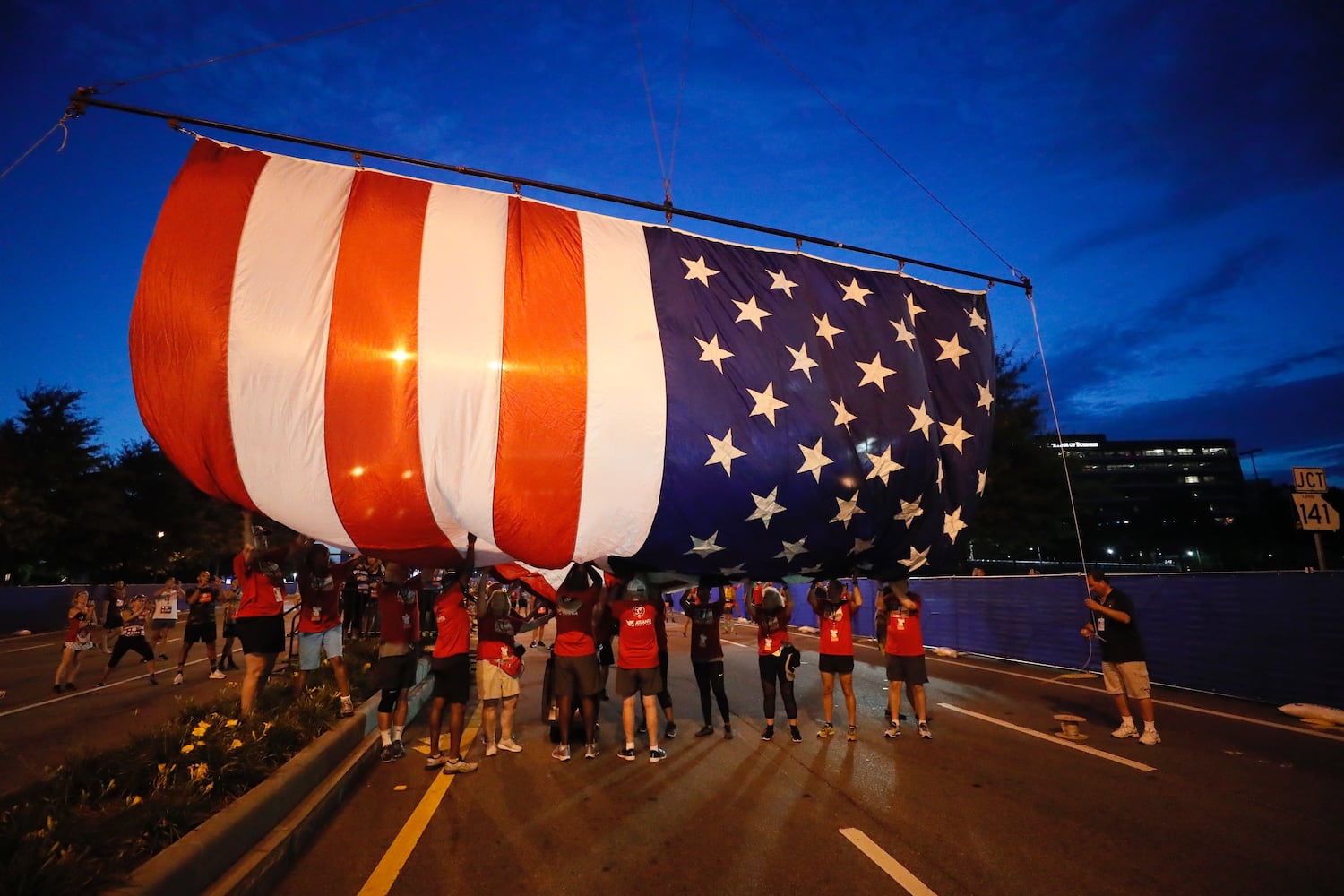 PHOTOS: Scenes at 2019 AJC Peachtree Road Race