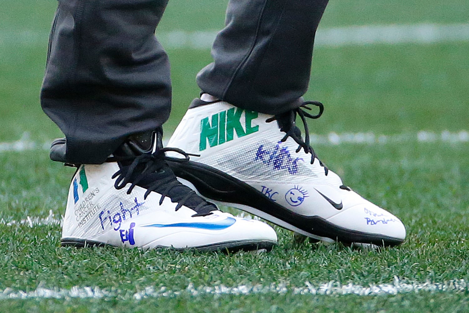 NFL players wear unique cleats