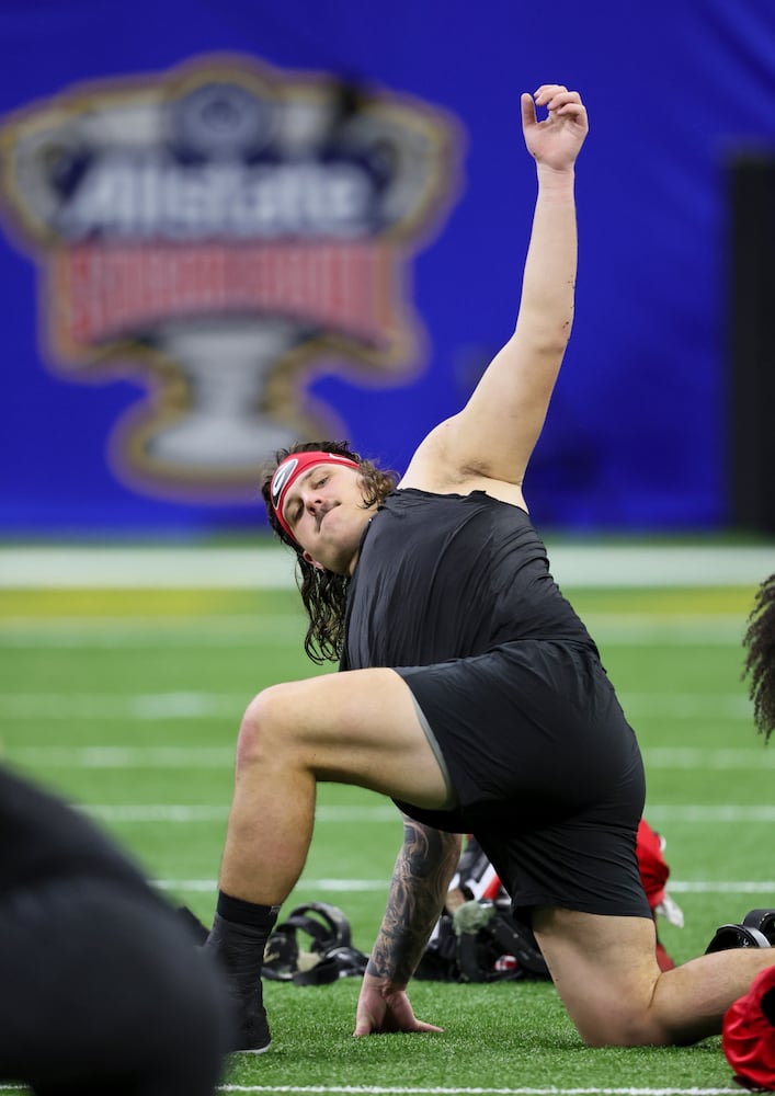 123024 uga sugar bowl practice