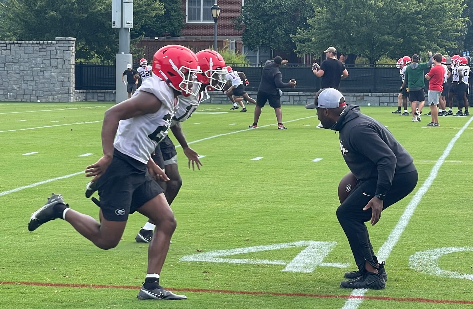 Georgia football practice