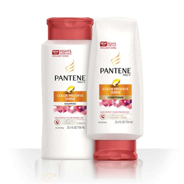 Pantene shampoo and conditioner