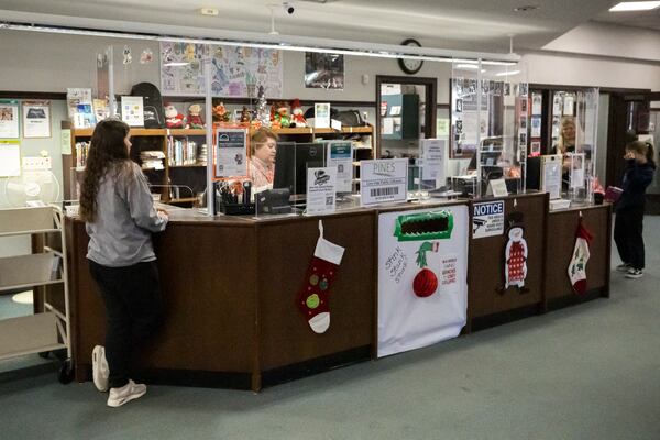 SPRINGFIELD, GA - DECEMBER 21, 2023: The Springfield Library, a branch of the Savannah-based Live Oak Public Libraries, is the latest target of opponents of LGBTQ titled books and expanding the debate over what materials are appropriate in Georgia libraries. (AJC Photo/Stephen B. Morton)