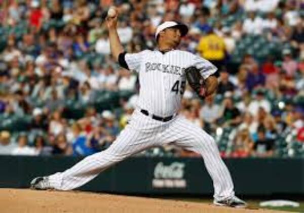 The Braves signed Jhoulys Chacin to a minor league contract, and he'll likely have a good shot at earning a spot in their opening-day rotation. (AP photo)