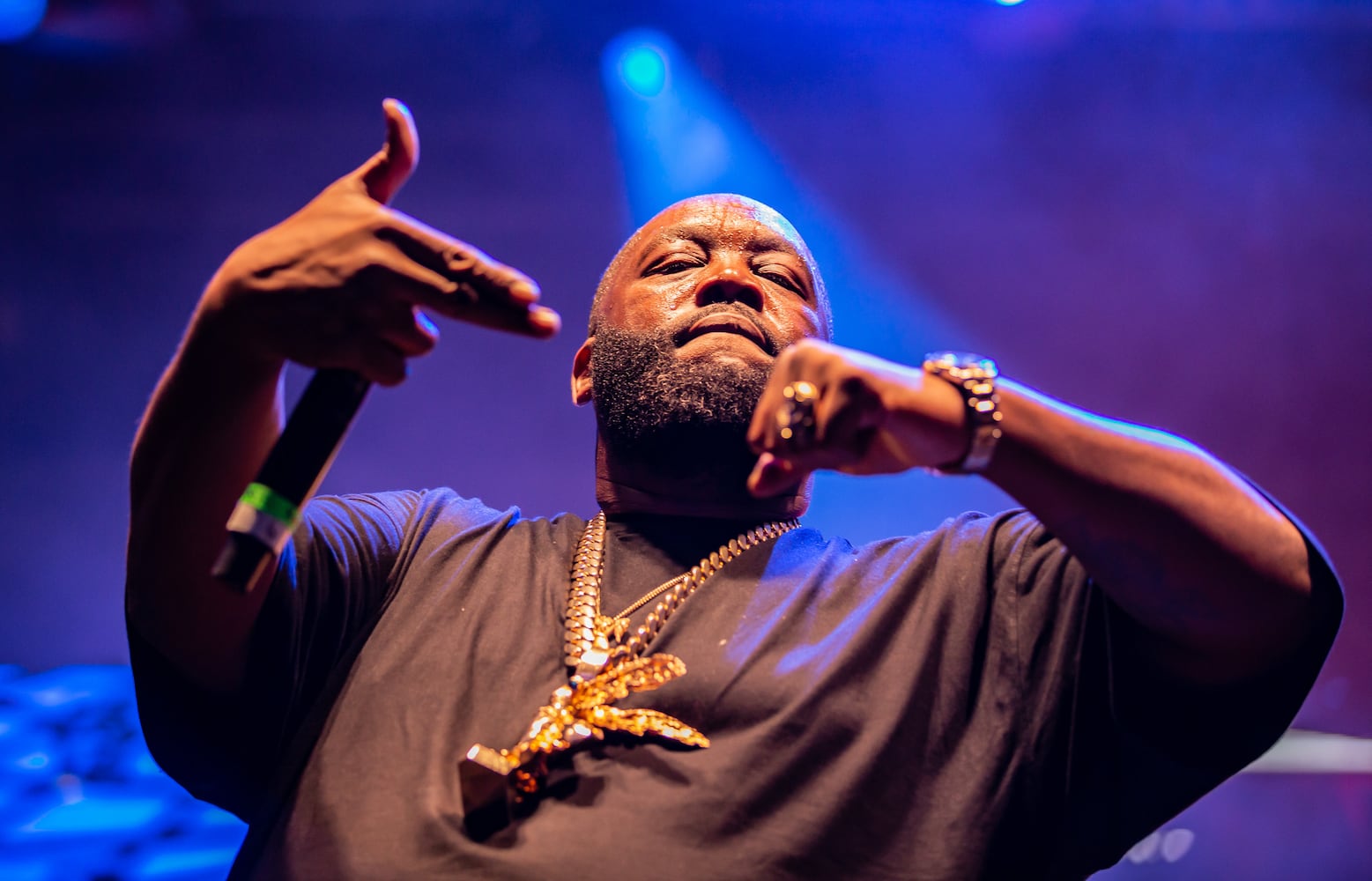 Killer Mike joined Atlanta rap icon Big Boi as he played the final show of the "Big Night Out" concert series at Centennial Olympic Park on Oct. 25, 2020.