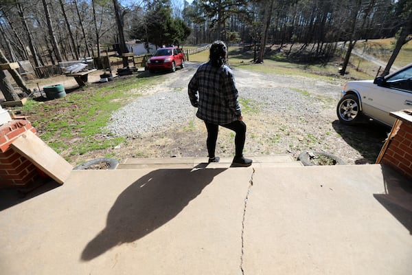 Maria reflects on the time lost since her son Pineda was deported in 2009 during a checkpoint in Gwinnett, County on Friday, January 29, 2021. Gwinnett’s newly elected sheriff, Keybo Taylor, announced on Jan. 1 that he had ended the program, which started there in 2009. Cobb’s new sheriff, Craig Owens, ended his department’s 14-year participation on Jan. 19.  Miguel Martinez for The Atlanta Journal-Constitution