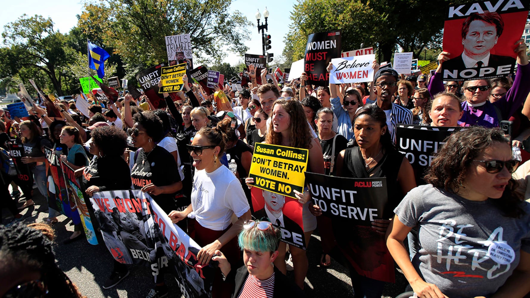 Thousands of protesters rally on Capitol Hill