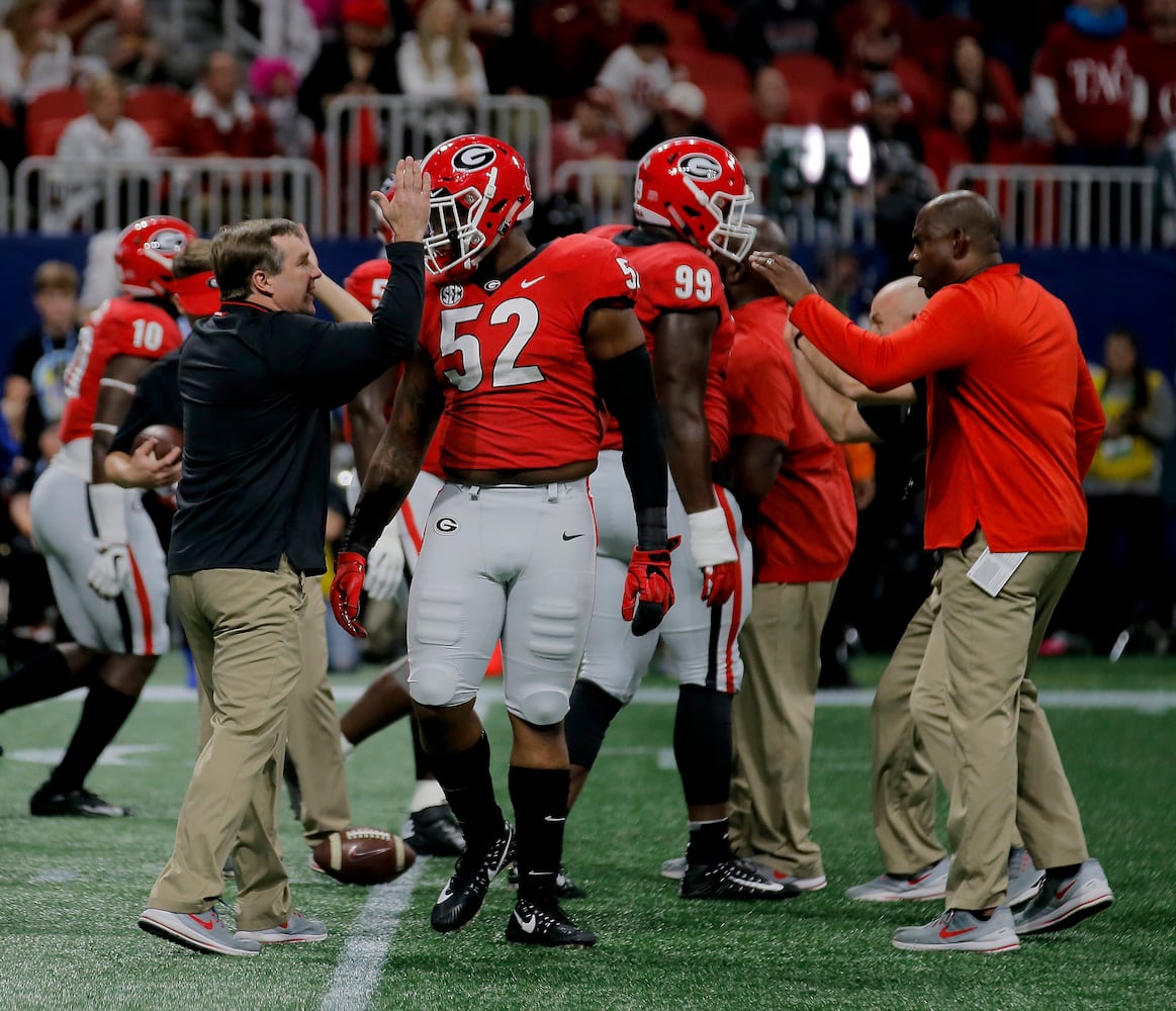 Photos: Bulldogs try to beat Alabama in SEC Championship game