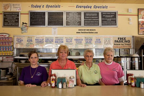 Th staff at The Silver Skillet Restaurant in Atlanta in 2011.