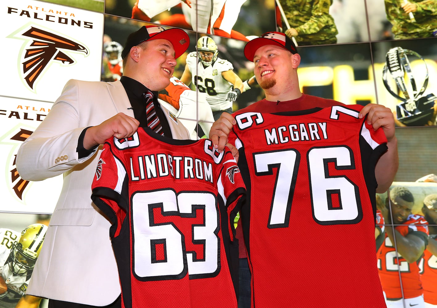 Photos: A look at the Falcons’ two first-round picks