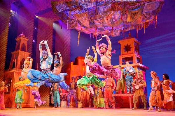 The 1992 Disney movie “Aladdin” was only about 90 minutes, so more characters and songs had to be added for the Broadway show, which debuted in 2014. Photo by Deen van Meeren/Disney