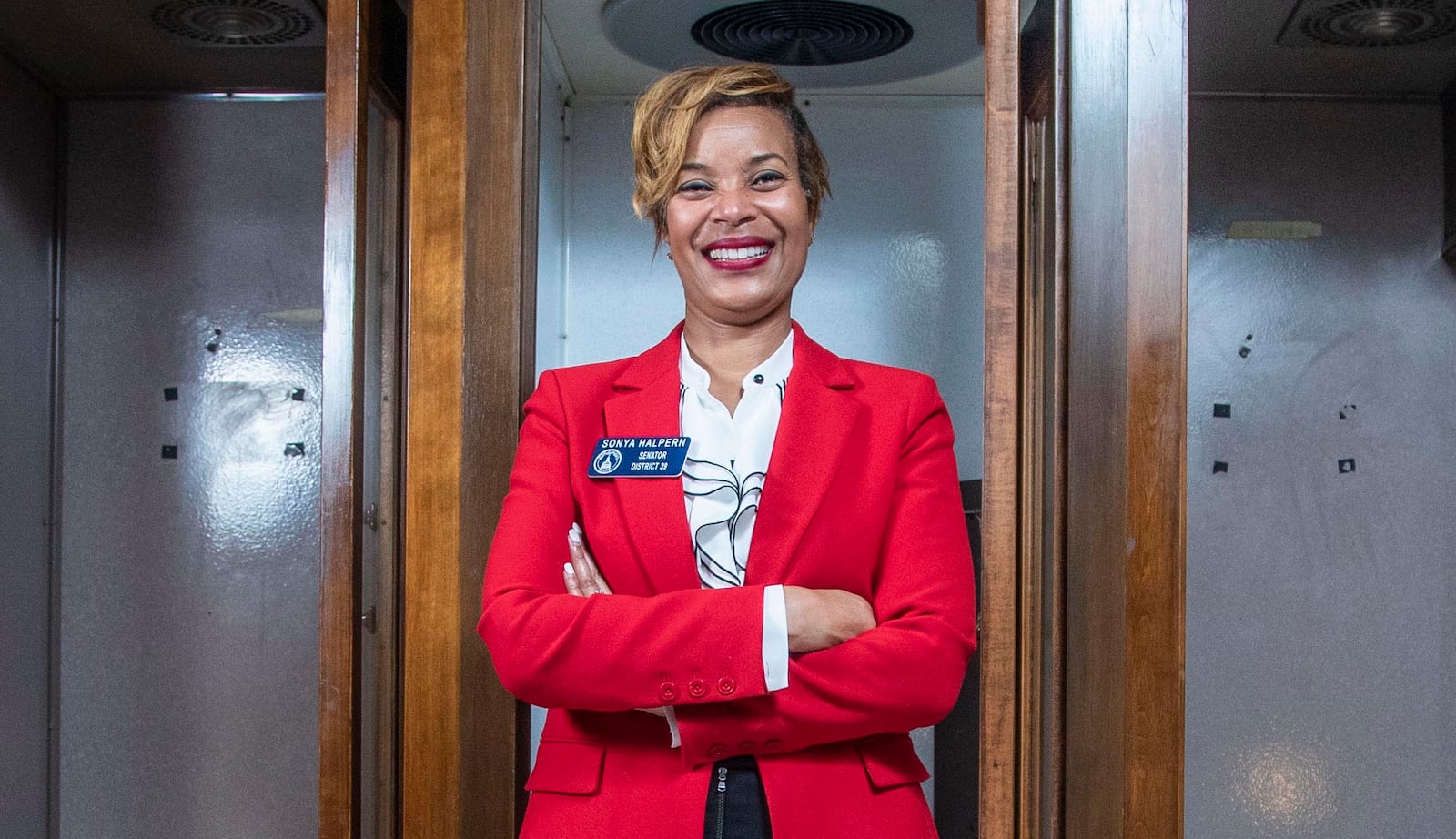 At the state Capitol, state Sen. Sonya Halpern, D-Atlanta, will give Outstanding Georgia Citizen awards to four music industry professionals. (Alyssa Pointer/The Atlanta Journal-Constitution)