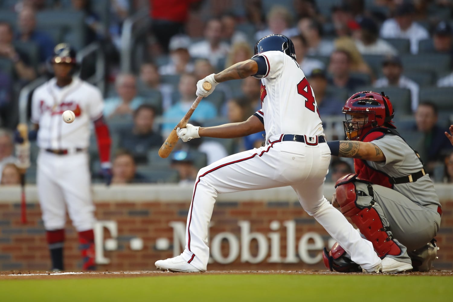 Photos: Austin Riley has two more hits in second Braves game