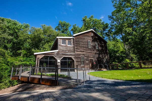 Freeman’s Mill, which was erected between 1868 and 1879, now is part of Freeman’s Mill Park in Gwinnett County. 
Photo courtesy of Gwinnett County Parks and Recreation.