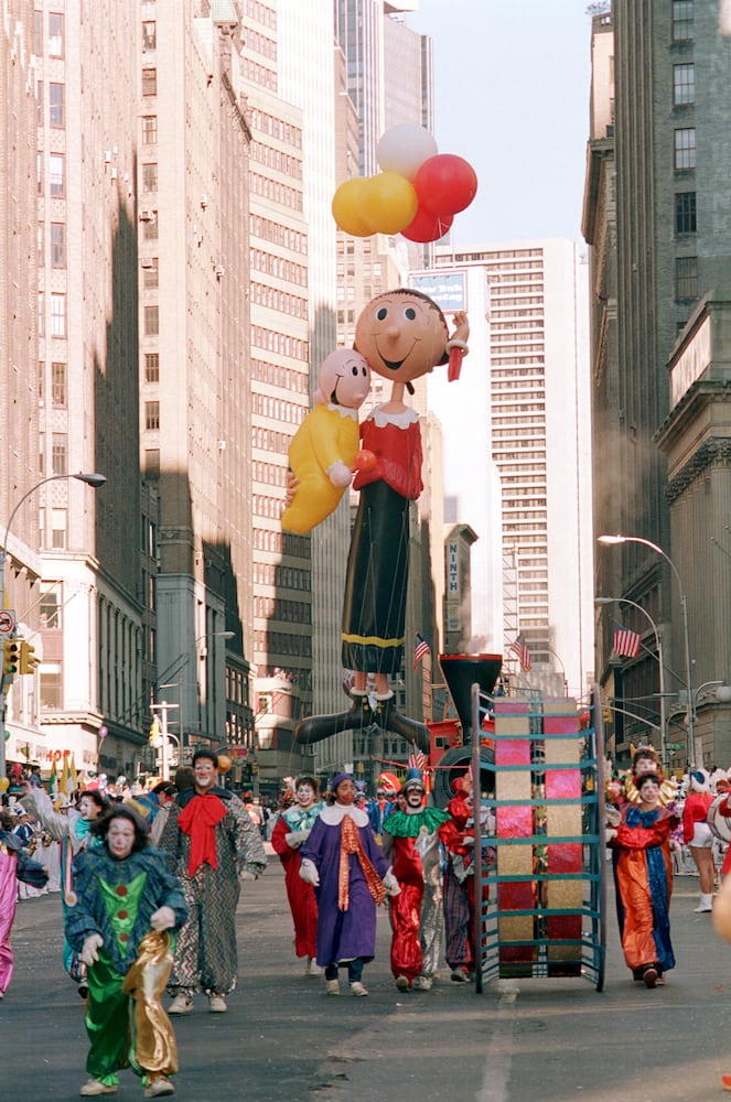 Macy's Thanksgiving Day Parade floats through the years