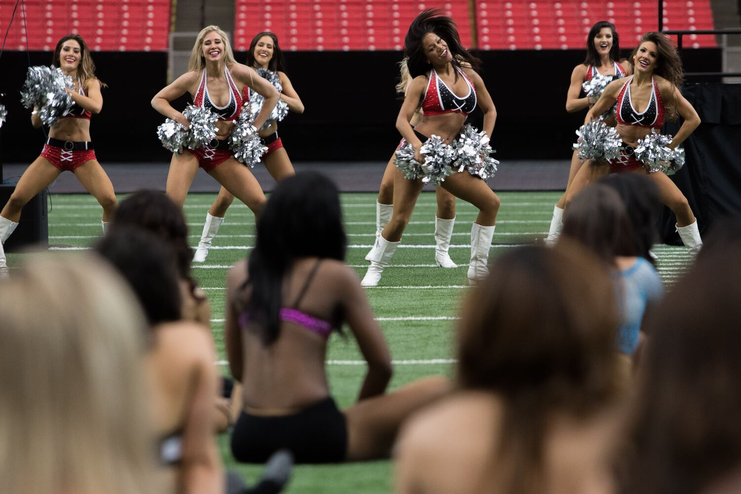 Atlanta Falcons cheerleader tryouts