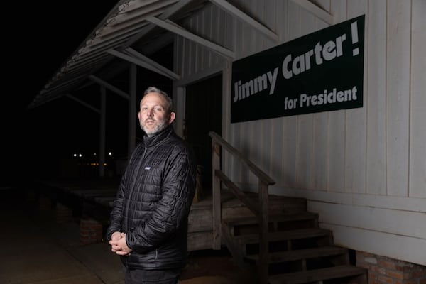 Andrew Greer, a Plains resident and Carter family friend, said of former President Jimmy Carter's death: "You think about losing a pillar of the community in Plains. On an international scale, you think about losing a pillar of peace. That is what I kept thinking today." (Arvin Temkar/The Atlanta Journal-Constitution/TNS)