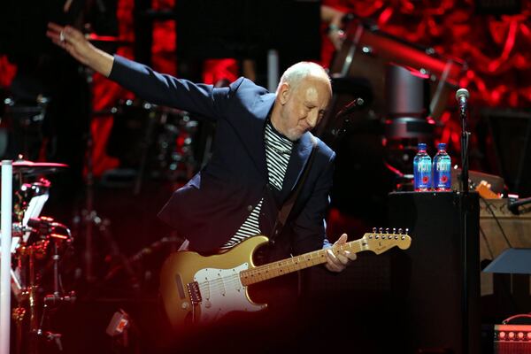 -- Pete and his trademark windmill on "Amazing Journey."
The Who brought their Moving On! Tour to sold out State Farm Arena on Wednesday, September 18, 2019, with Reignwolf opening. 
Robb Cohen Photography & Video /RobbsPhotos.com