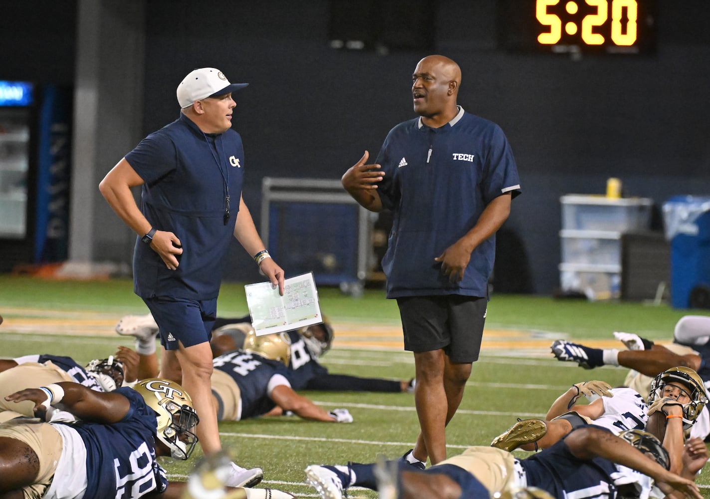 Georgia Tech football practice photo