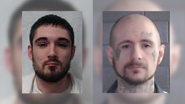 Inmates Brandon Lee Womack and Matthew Blackburn were assaulted by Johnson County prison guards.(Georgia Department of Corrections)