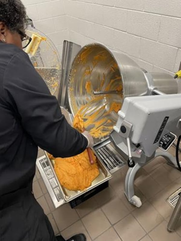 Two thousand pounds of local sweet potatoes will be used to prepare the dish for the holiday meal, which 15,342 students across 20 RCPS schools will enjoy. (Photo provided by The Citizens)