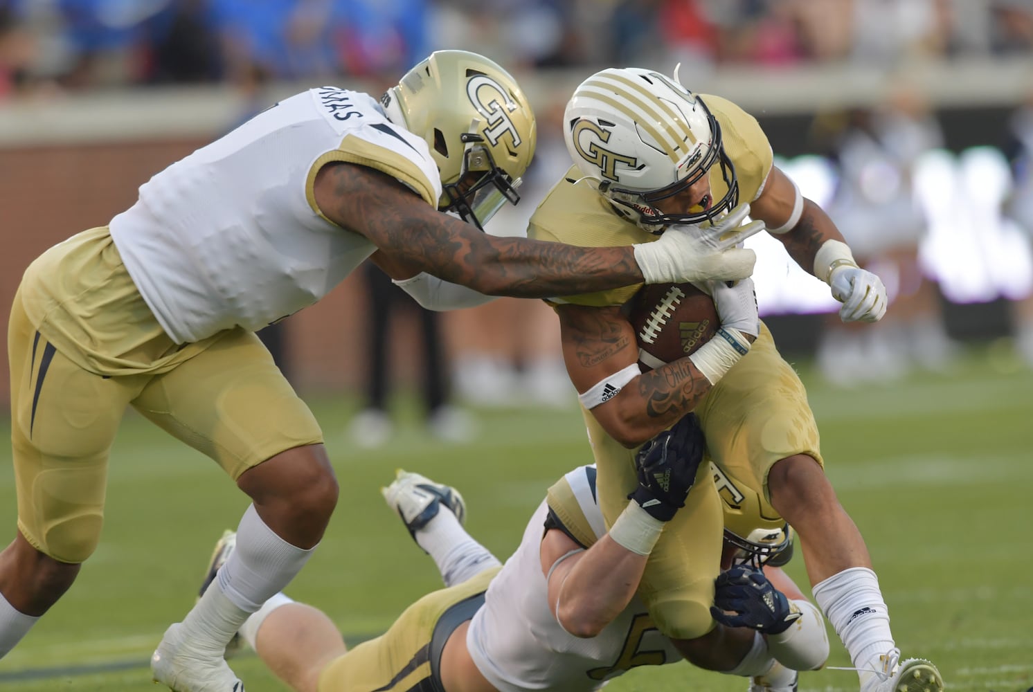 Photos: Jackets play football spring game