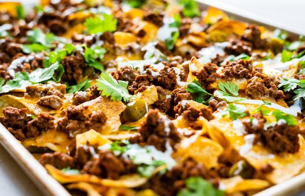 Easy Spicy Beef Nachos. CONTRIBUTED BY HENRI HOLLIS