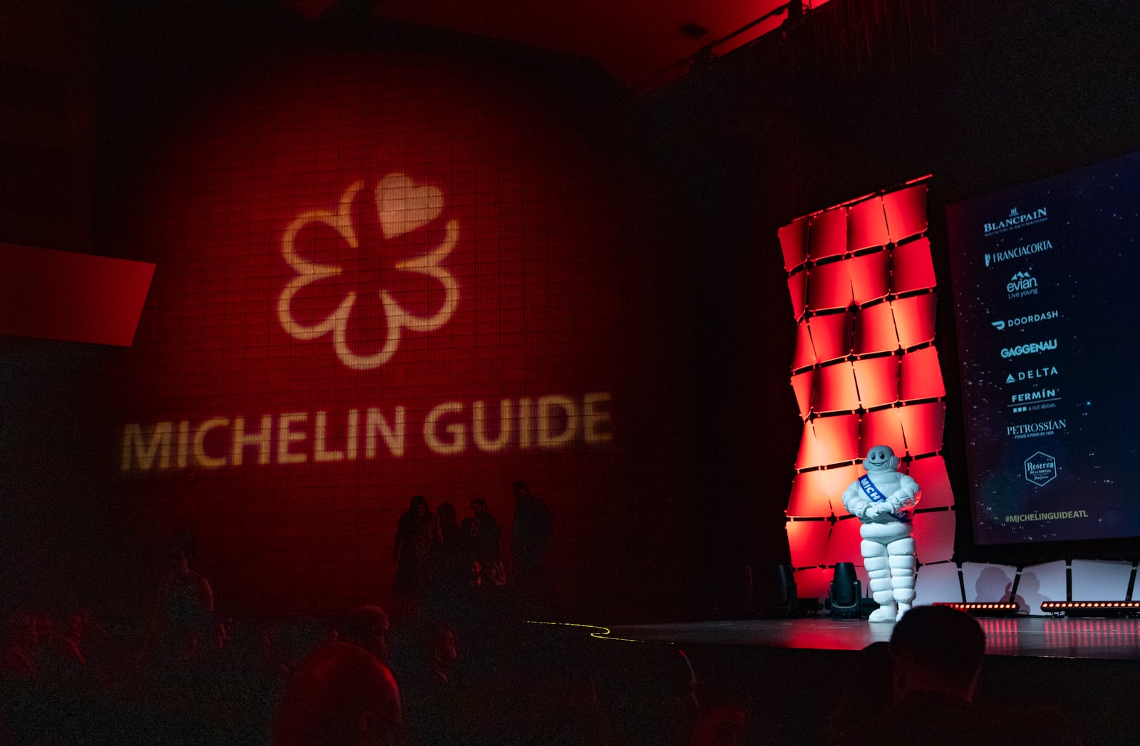 Monday's Michelin Guide ceremony at the Georgia World Congress Center.