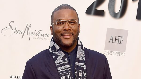 Tyler Perry arrives at the WACO Theater Center's 3rd Annual Wearable Art Gala in Santa Monica, California.