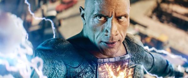 Dwayne "The Rock" Johnson in "Black Adam." (Courtesy of Warner Bros. Pictures/TNS)