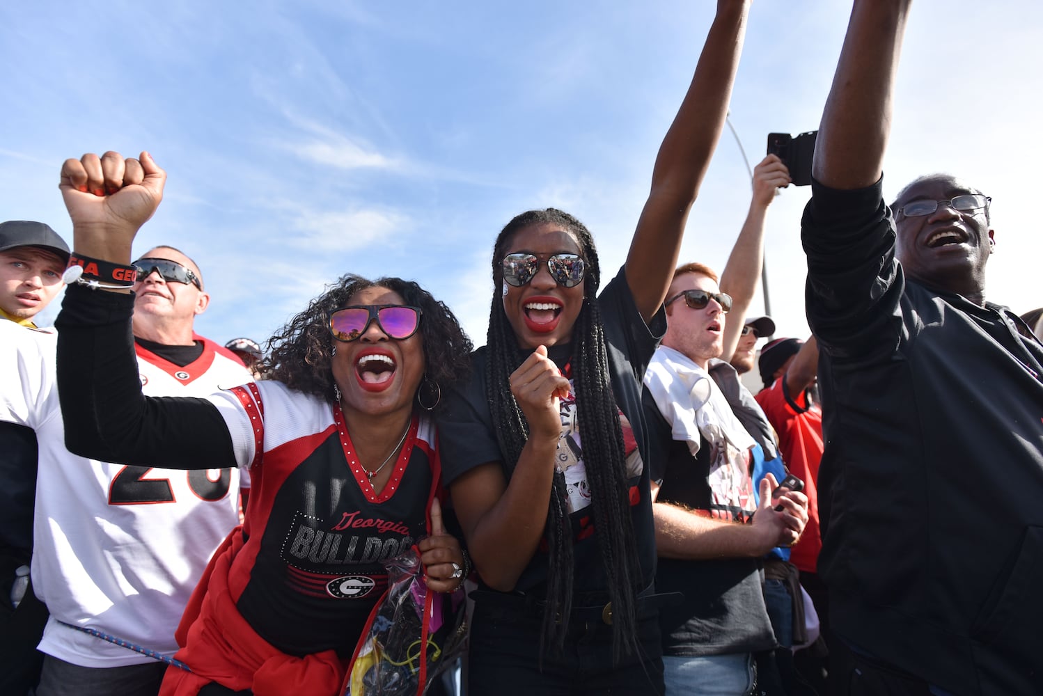 Photos: The scene at the Rose Bowl as Georgia plays Oklahoma