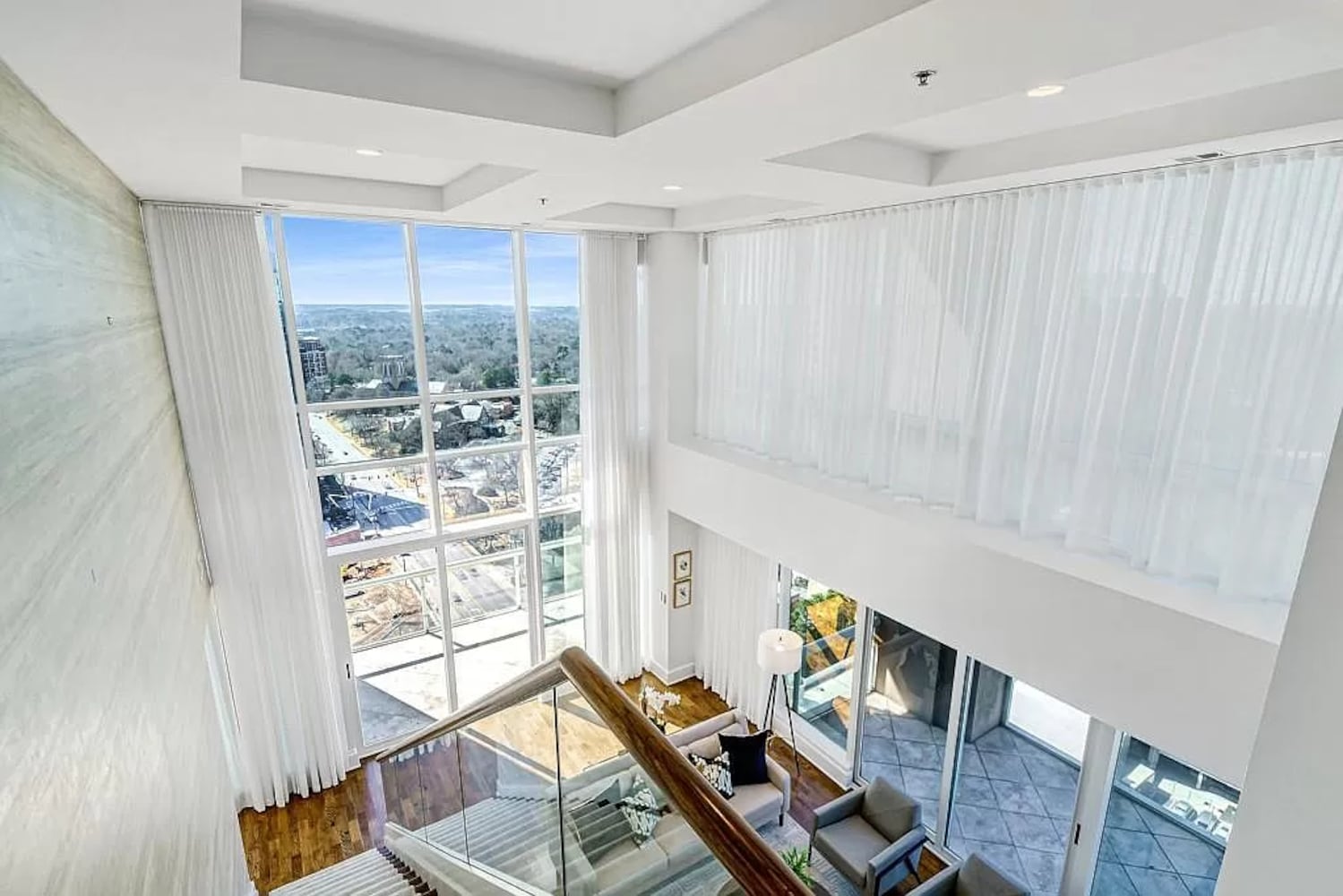 This $1.49 million Buckhead penthouse offers views of Atlanta’s skyline