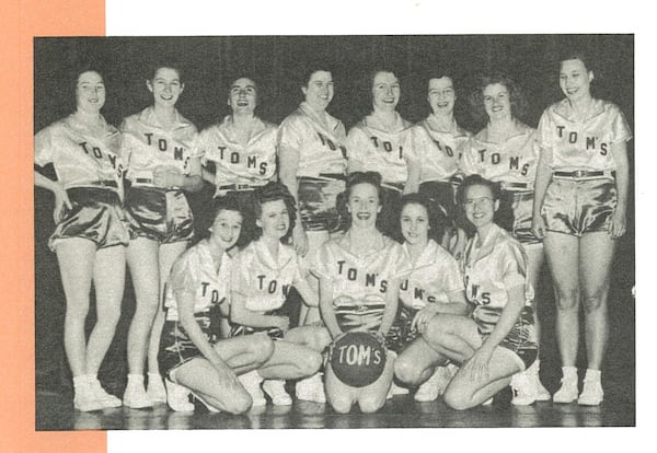 Tom's aimed to be more than just an employer, with company sports teams, a lake retreat and an in-house magazine. Here, the Tom's women's basketball team poses for a photo. (Courtesy of Collection of the Columbus Museum, Georgia. Published with permission.)