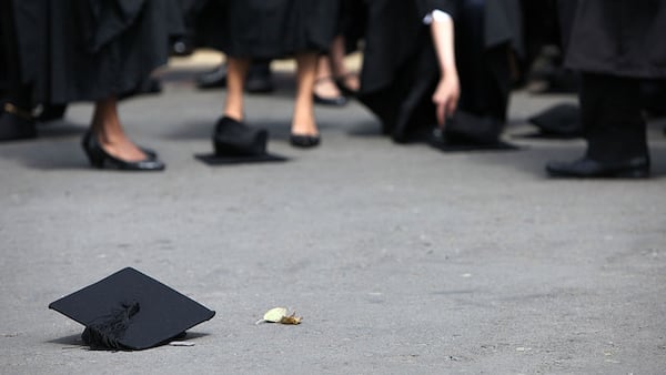 Mortarboard at graduation.  (Photo: Christopher Furlong/Getty Images)