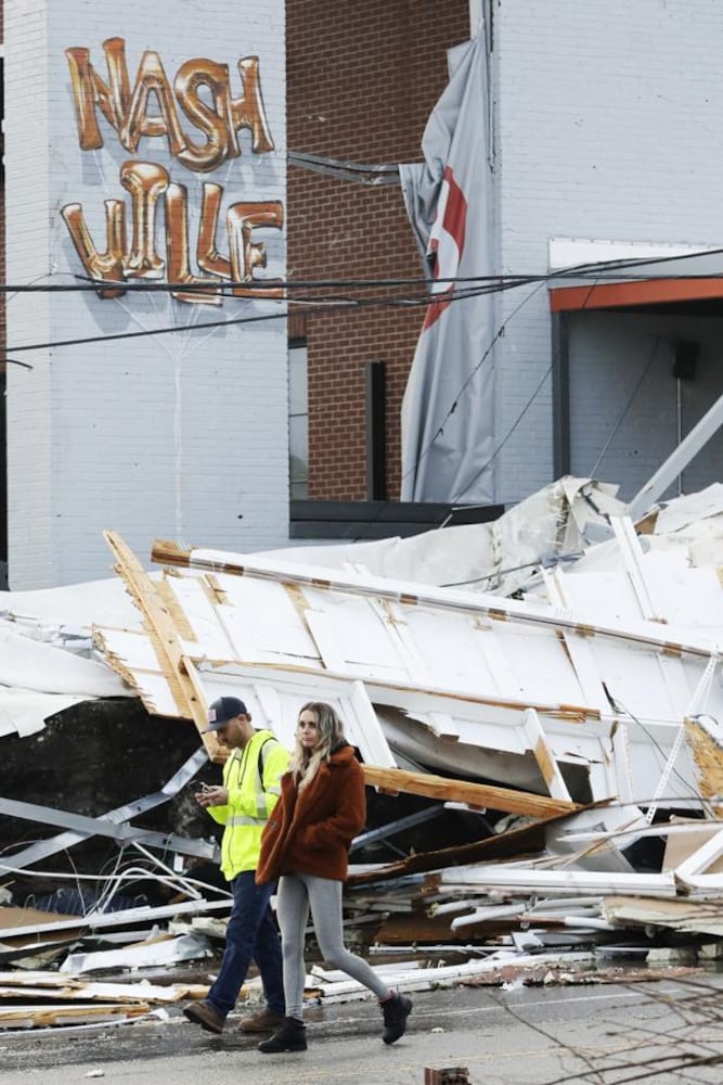 PHOTOS: Tornadoes slam into Nashville, central Tennessee